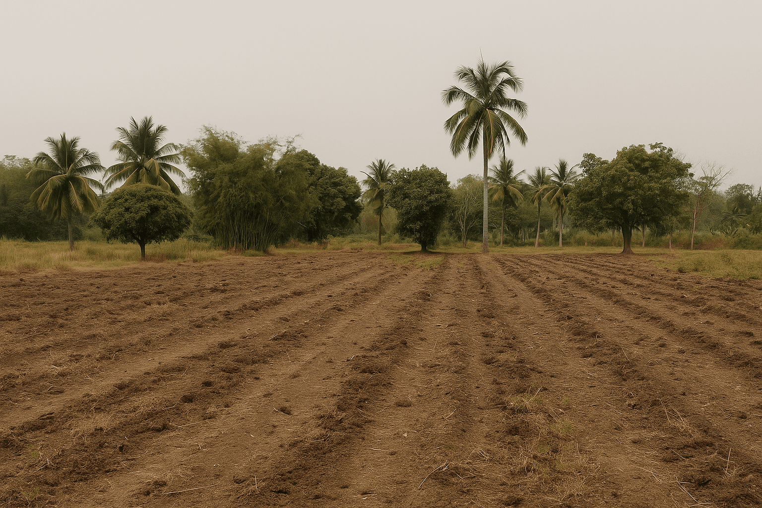 Before: degraded land